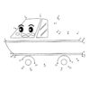 Boat truck dot the dots worksheet