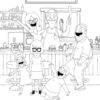 Belcher Family coloring page