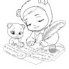 Bonnie writing - Cry Babies coloring page