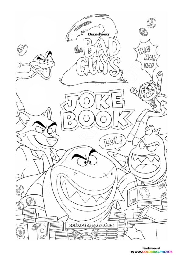 Book cover from The Bad Guys 2