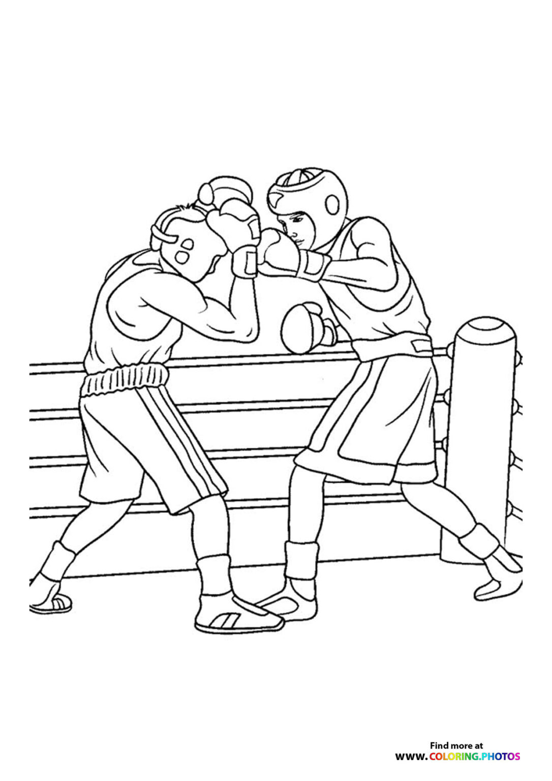 Boxing Coloring Pages For Kids 100 Free Print Or Download Boxing Coloring Pages For Kids 100 Free Print Or Download