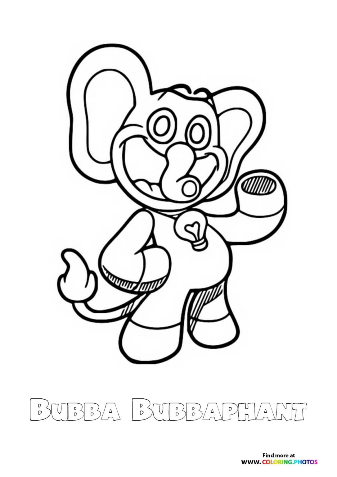 Bubba Bubbaphant - Coloring Pages for kids