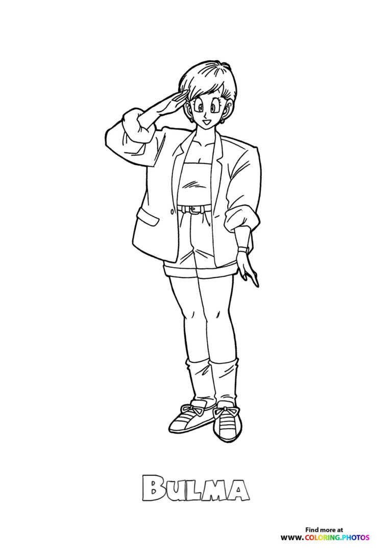 Bulma Dragon Ball Z - Coloring Pages for kids