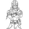 Burnout - Fortnite coloring page