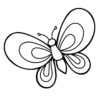Butterfly coloring page