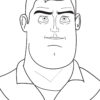 Buzz Lightyear portrait coloring page