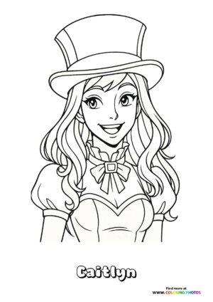 Caitlyn smiling from League of Legends