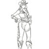 Calamity - Fortnite coloring page