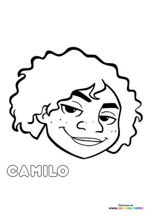 Camilo from Encanto coloring page