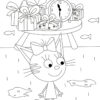 Candy from Kid E Cats coloring page