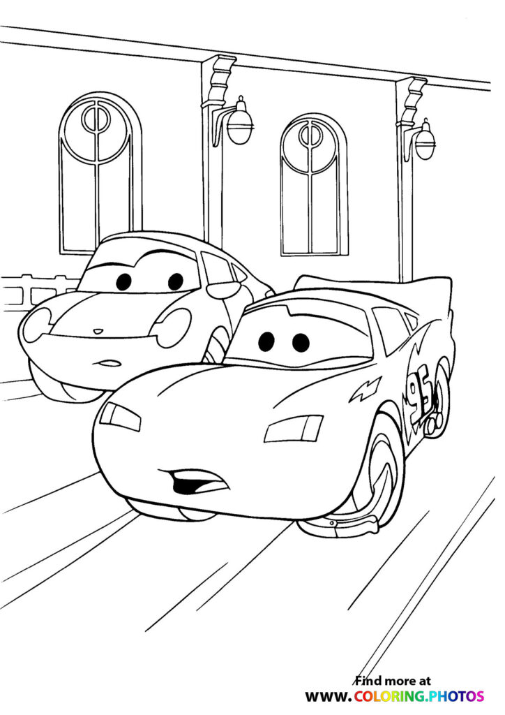 Lightning McQueen - Coloring Pages for kids