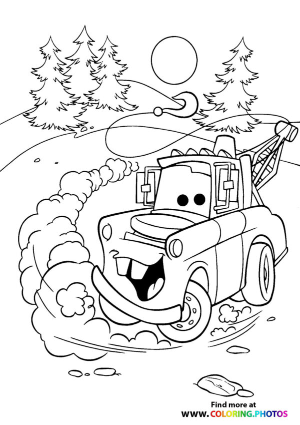 Mater riding in the woods