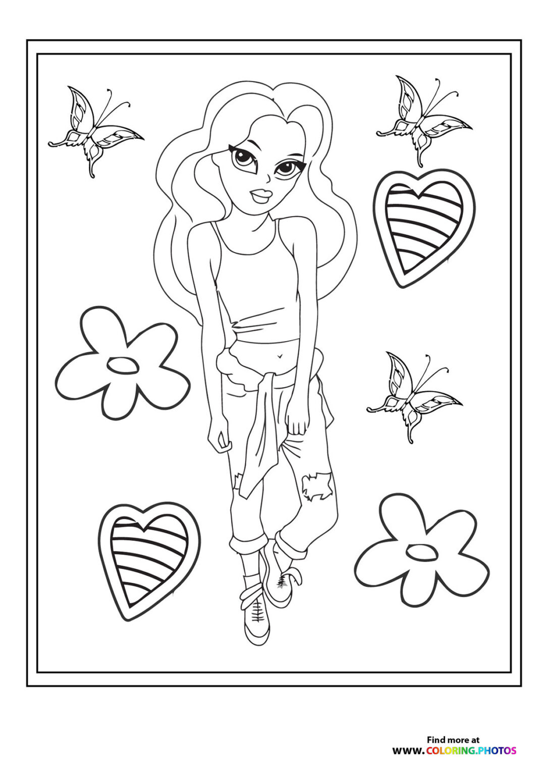 Coloring pages for girls | Fashion, unicorns, fairies and many more for
