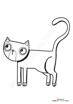 Ada Twists cat coloring page