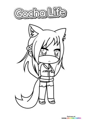 Cat girl from Gacha Life