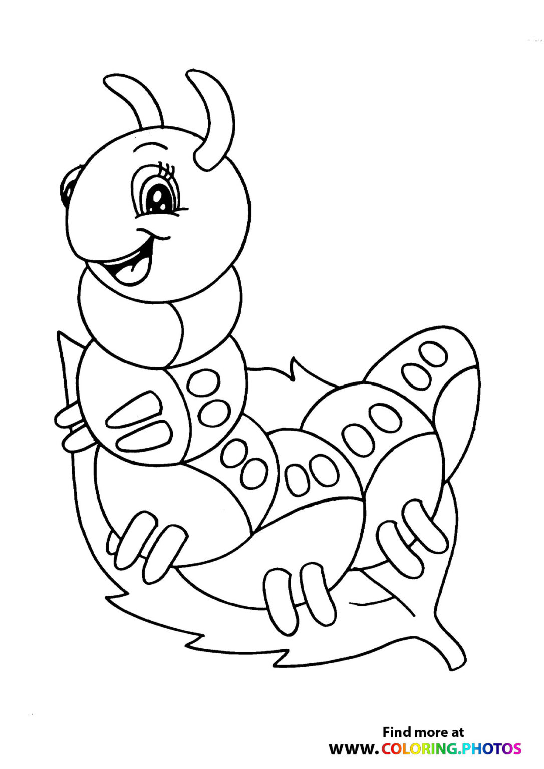Cat eating ice-cream - Coloring Pages for kids