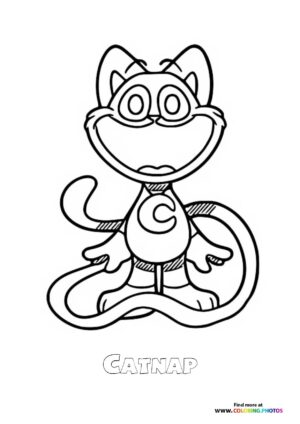 Catnap - Coloring Pages for kids