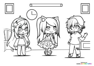 Characters from Gacha Life