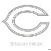 Chicago Bears NFL logo coloring page