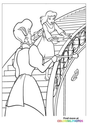 Cinderella losing shoe