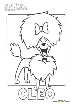 Cleo coloring page