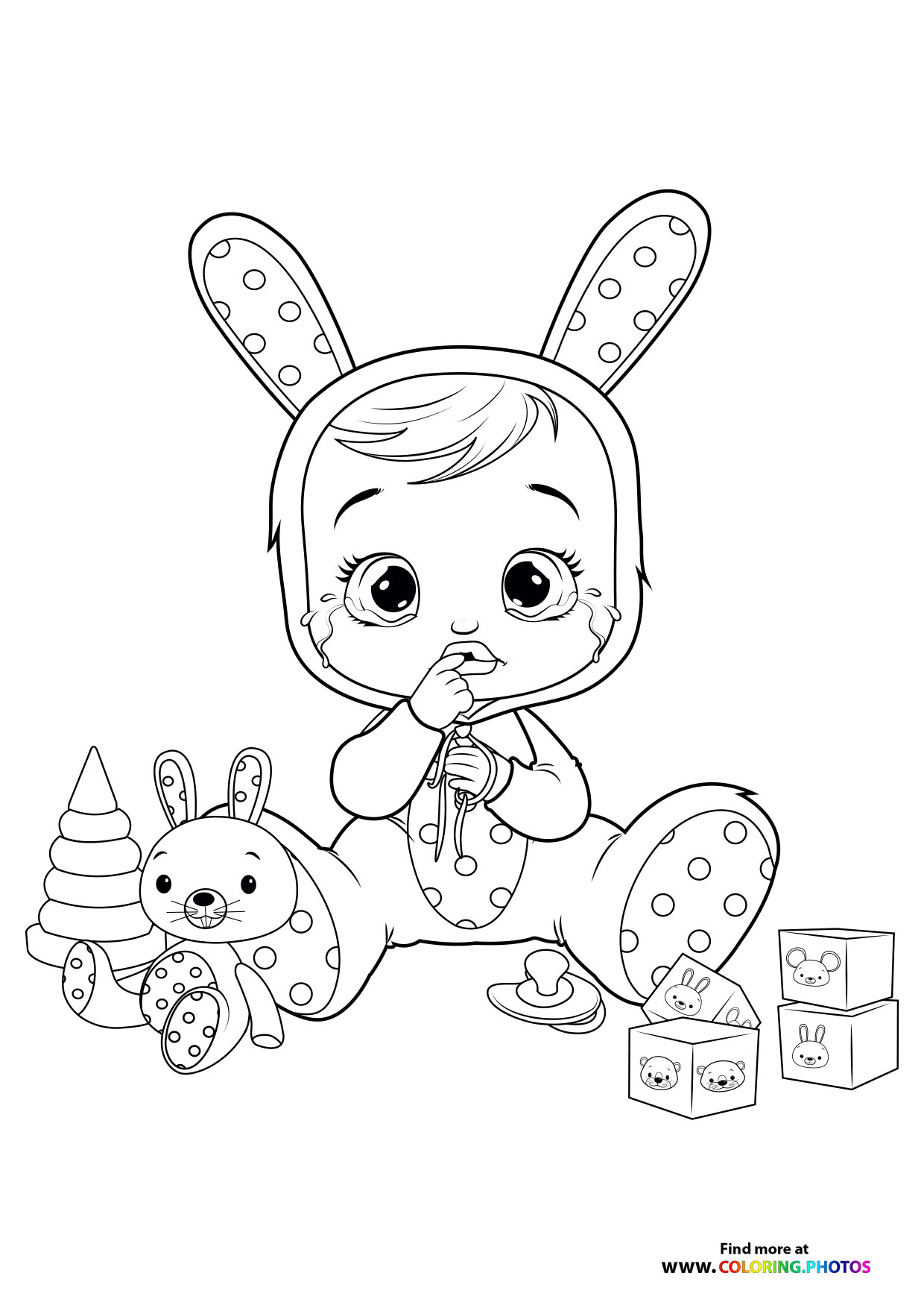 Cry Baby Coloring Book Printables