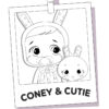 Coney and Cutie - Cry Babies coloring page