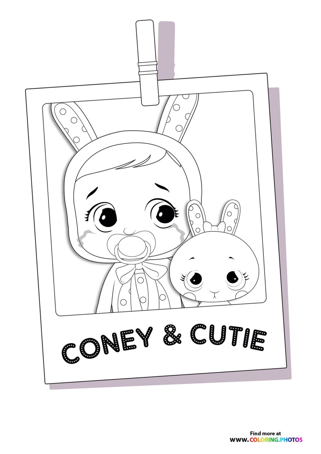 Cry Babies - Coloring Pages for kids | Free and easy print or download