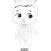 Coney - Cry Babies - Gold Edition coloring page