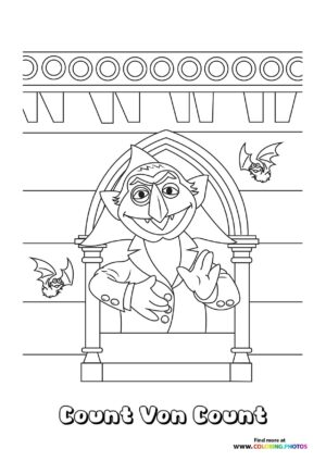 Count Von Count from Sesame street