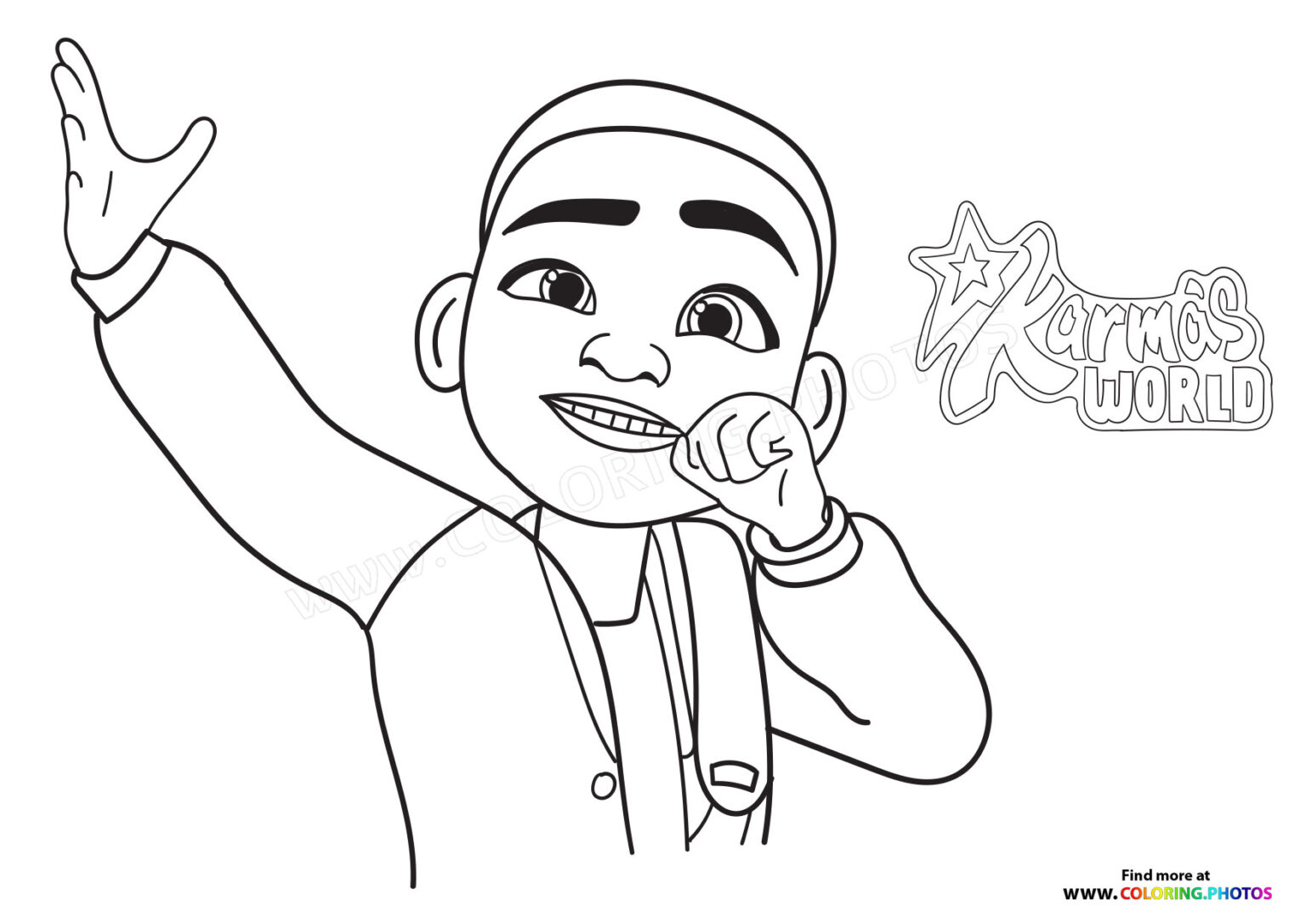 Karmas World - Coloring Pages for kids | Free and easy print or download