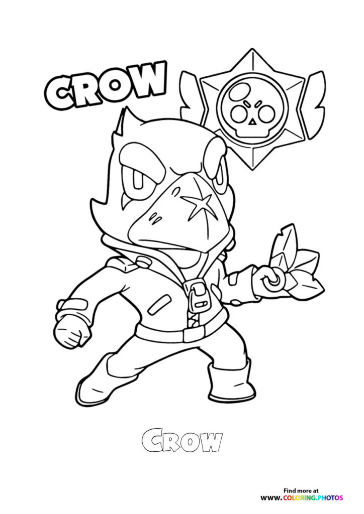 Brawl Stars - Coloring Pages for kids | 100% free print or download