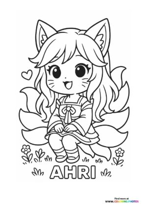 Cute Ahri from League of Legends