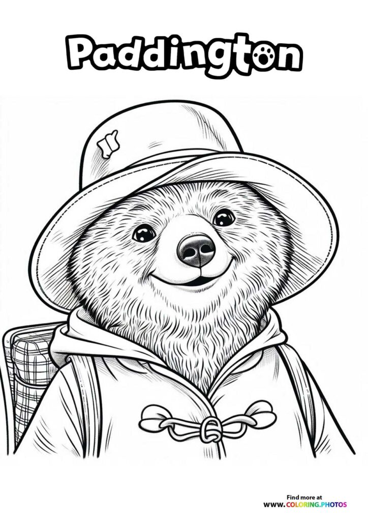 Paddington in Peru Coloring Pages for kids