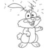 Cute bunny dot the dots worksheet