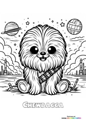Cute Chewbacca from Star Wars