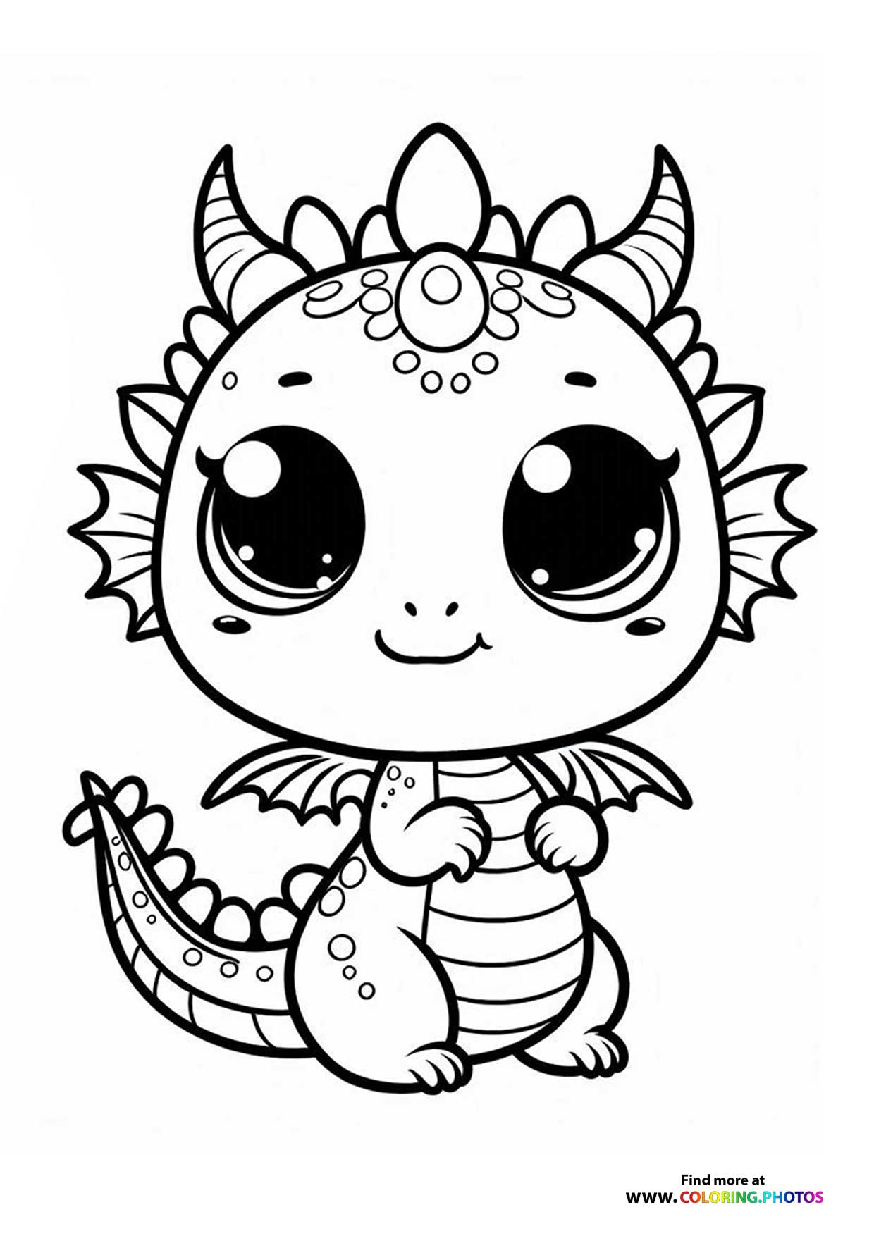Cute Colouring Pages Dragon Cute Colouring Pages Dragon