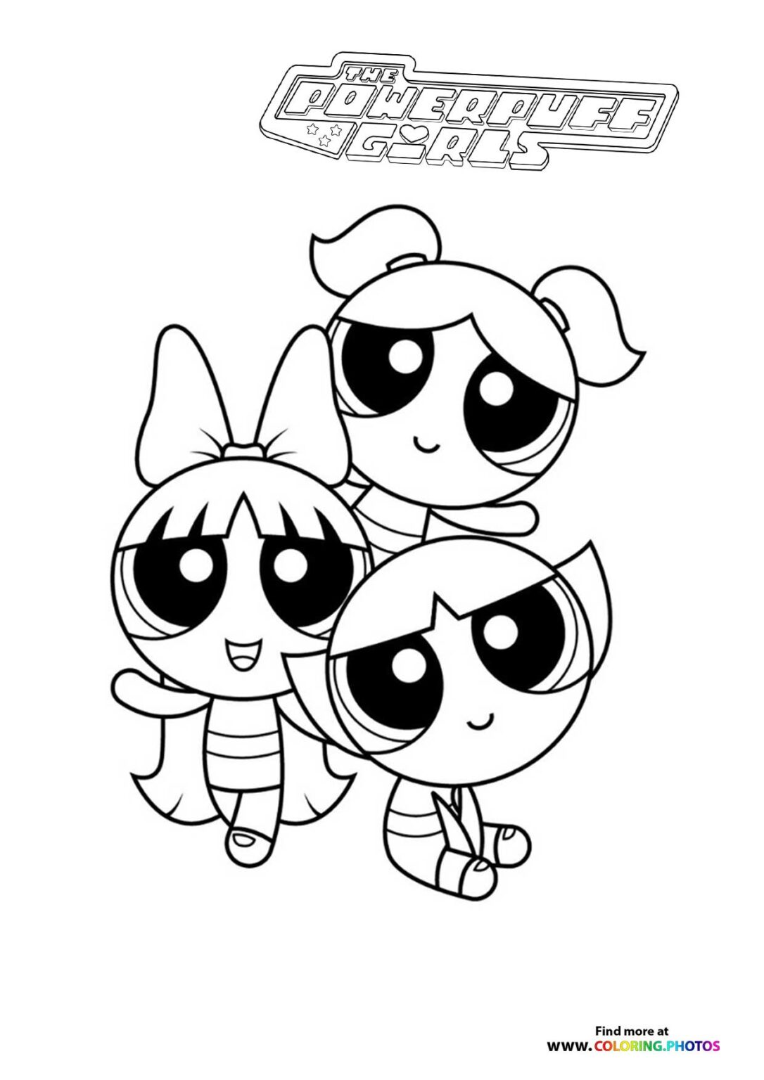 Blossom from Powerpuff Girls Coloring Pages for kids