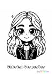 Sabrina Carpenter - Coloring Pages for kids