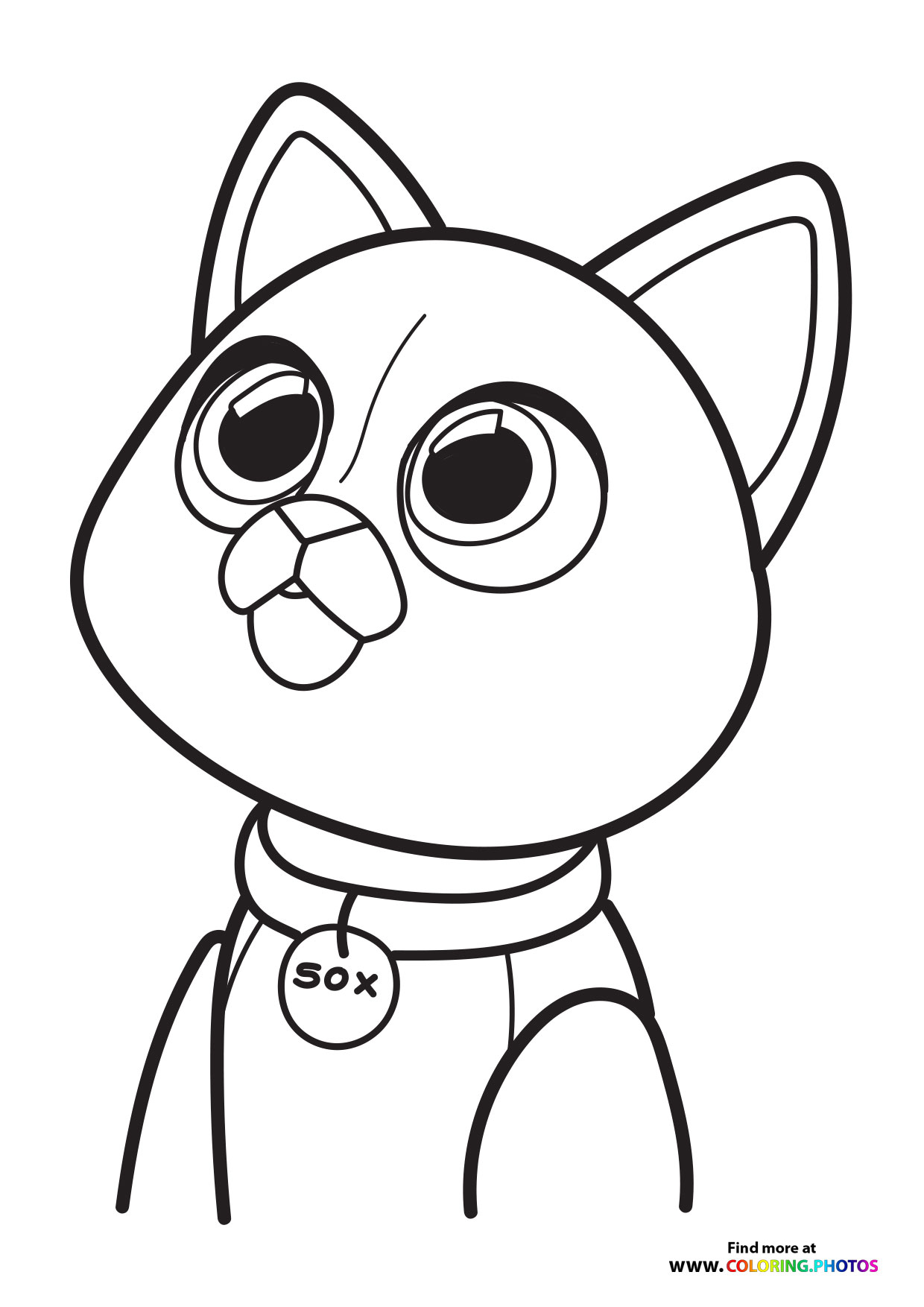 Cute Buzz And Sox Coloring Pages For Kids