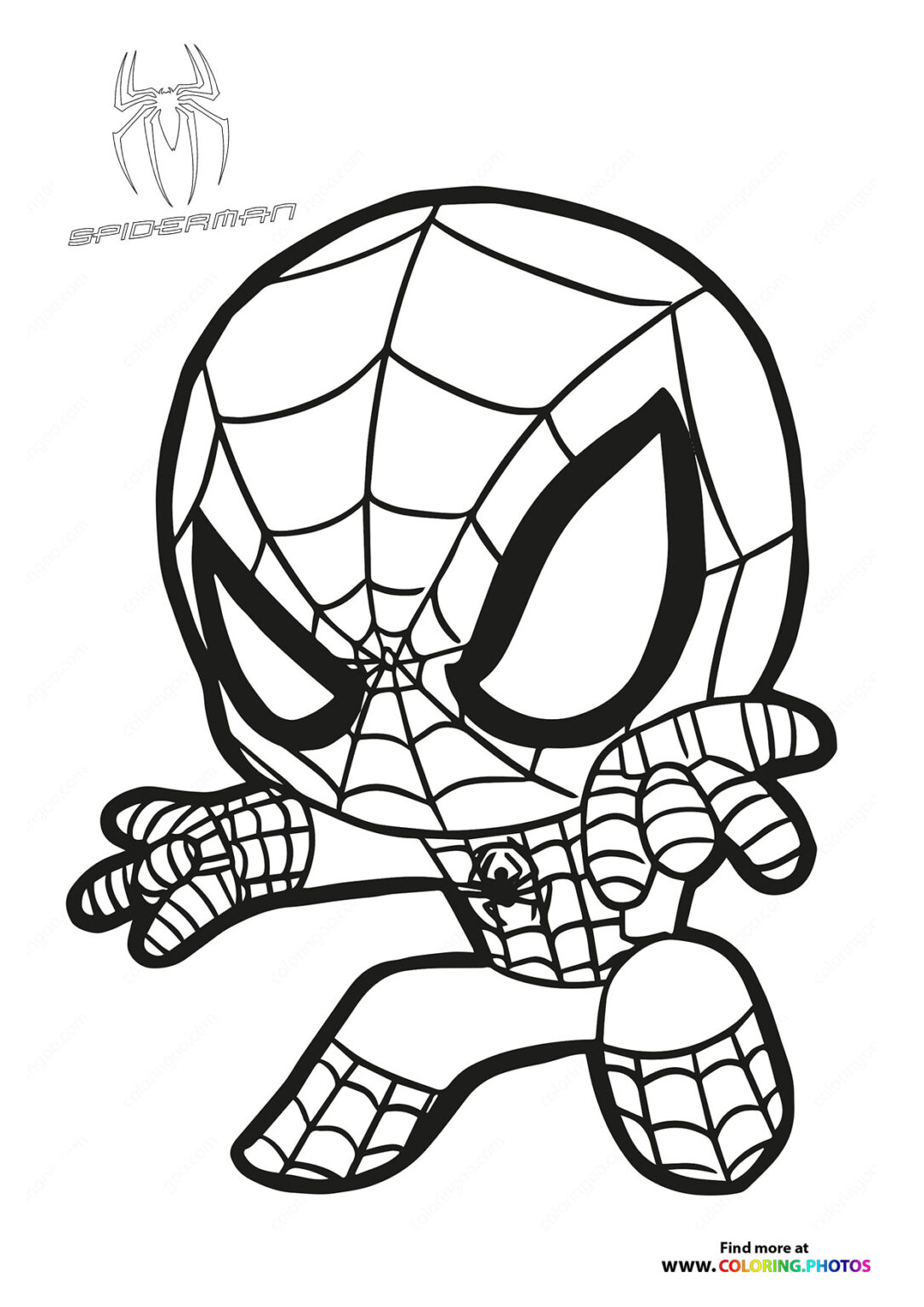 10 Cute Spiderman Coloring Pages to Brighten Your Day