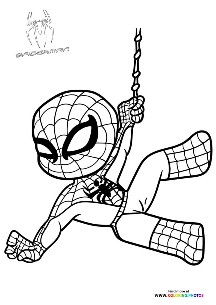 Spiderman coloring pages Free and easy printable sheets for kids