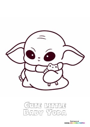 Cute little Baby Yoda