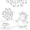 Dad from Kid E Cats coloring page