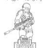 Dark Voyager - Fortnite coloring page