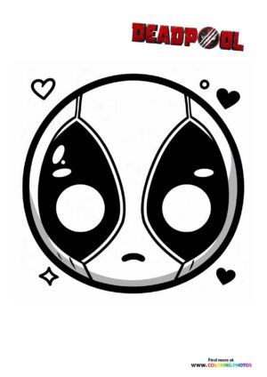 Deadpool cute emoji