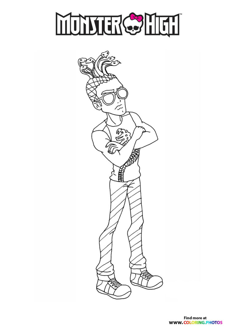 Monster High - Coloring Pages for kids | 100% free print or download