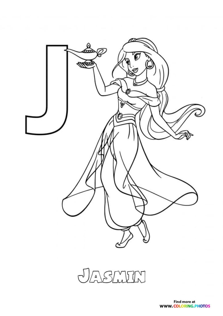 Disney Abc Letters Coloring Pages 