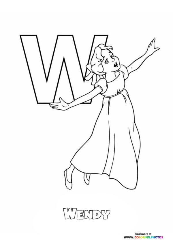 Letter A with Ariel the Mermaid page 23