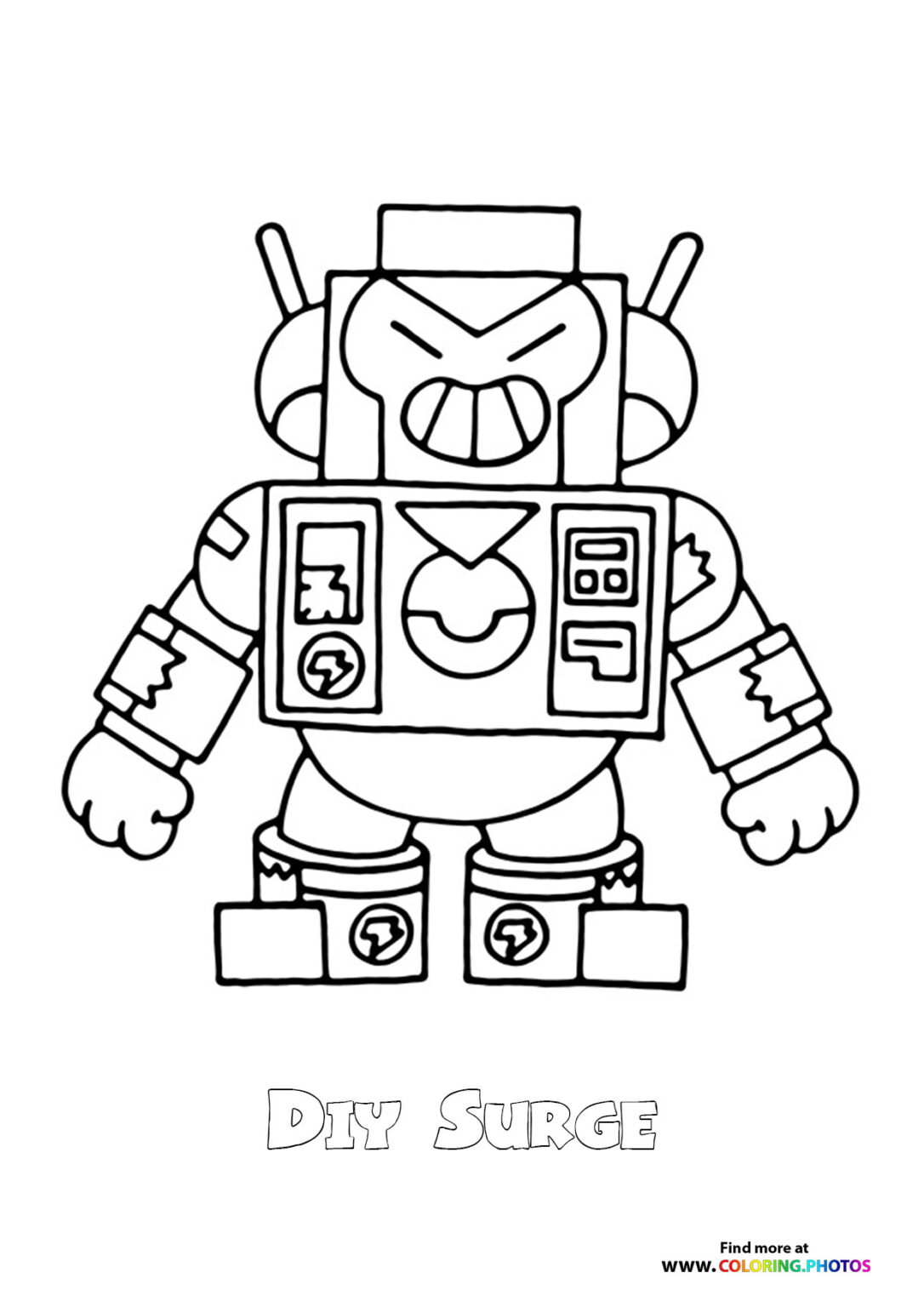 Brawl Stars - Coloring Pages for kids | 100% free print or download